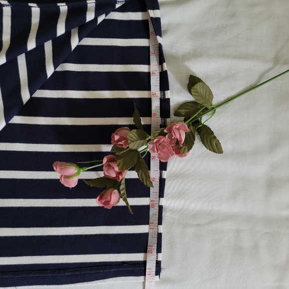 M - Old Navy - Striped Maxi Skirt - Blue white - Picture 8 of 10